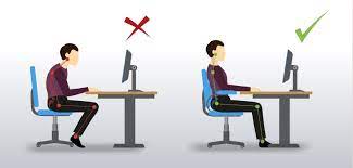 بهترین حالت نشستن پشت میز چگونه است؟