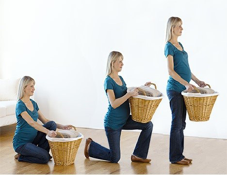 روش بلند کردن صحیح اجسام
