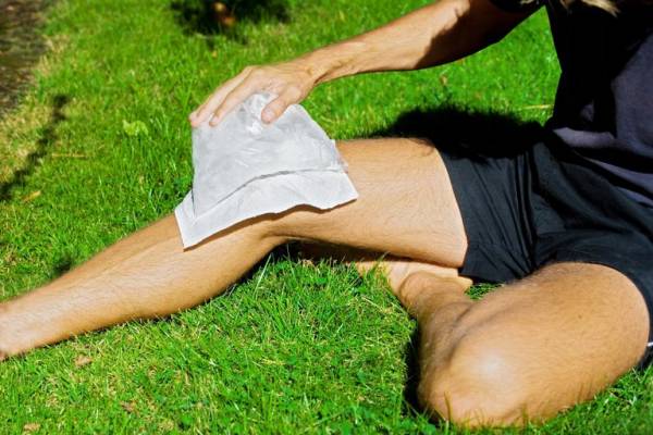 یخ درمانی برای کاهش درد زانو